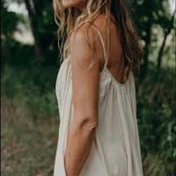 COPY - Esby Vivienne Dress in Natural - Picture 3 of 3